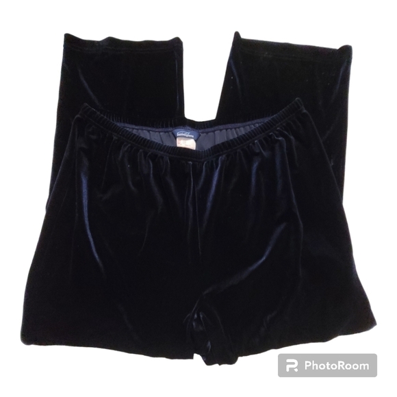 + Blue Velour lounge pants plus size - Picture 1 of 6